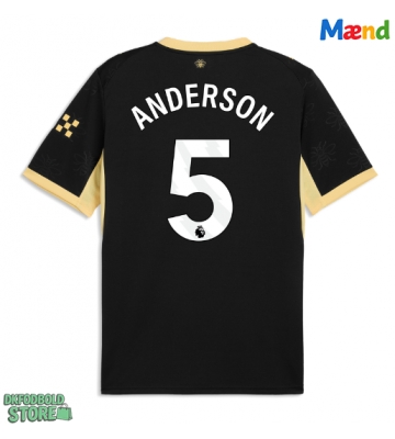 Manchester City Elliot Anderson #5 Replika Udebanetrøje 2026-27 Kortærmet